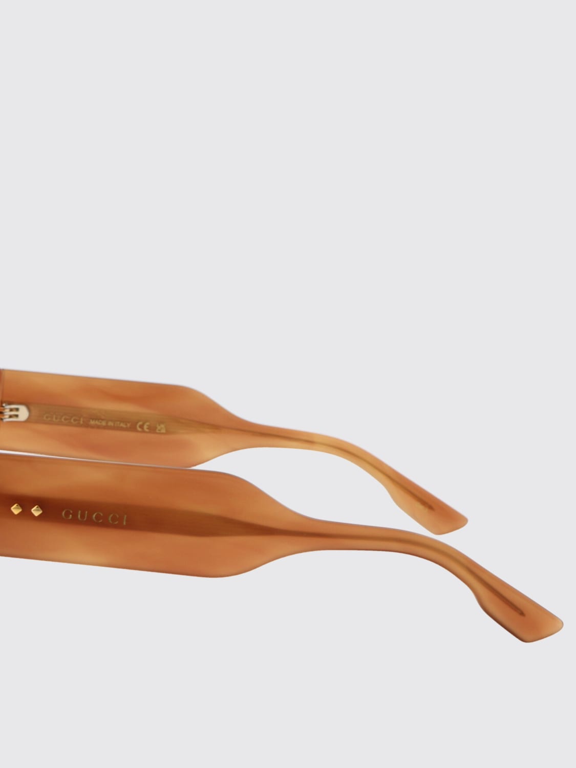 GUCCI SUNGLASSES: Sunglasses men Gucci, Brown - Img 4