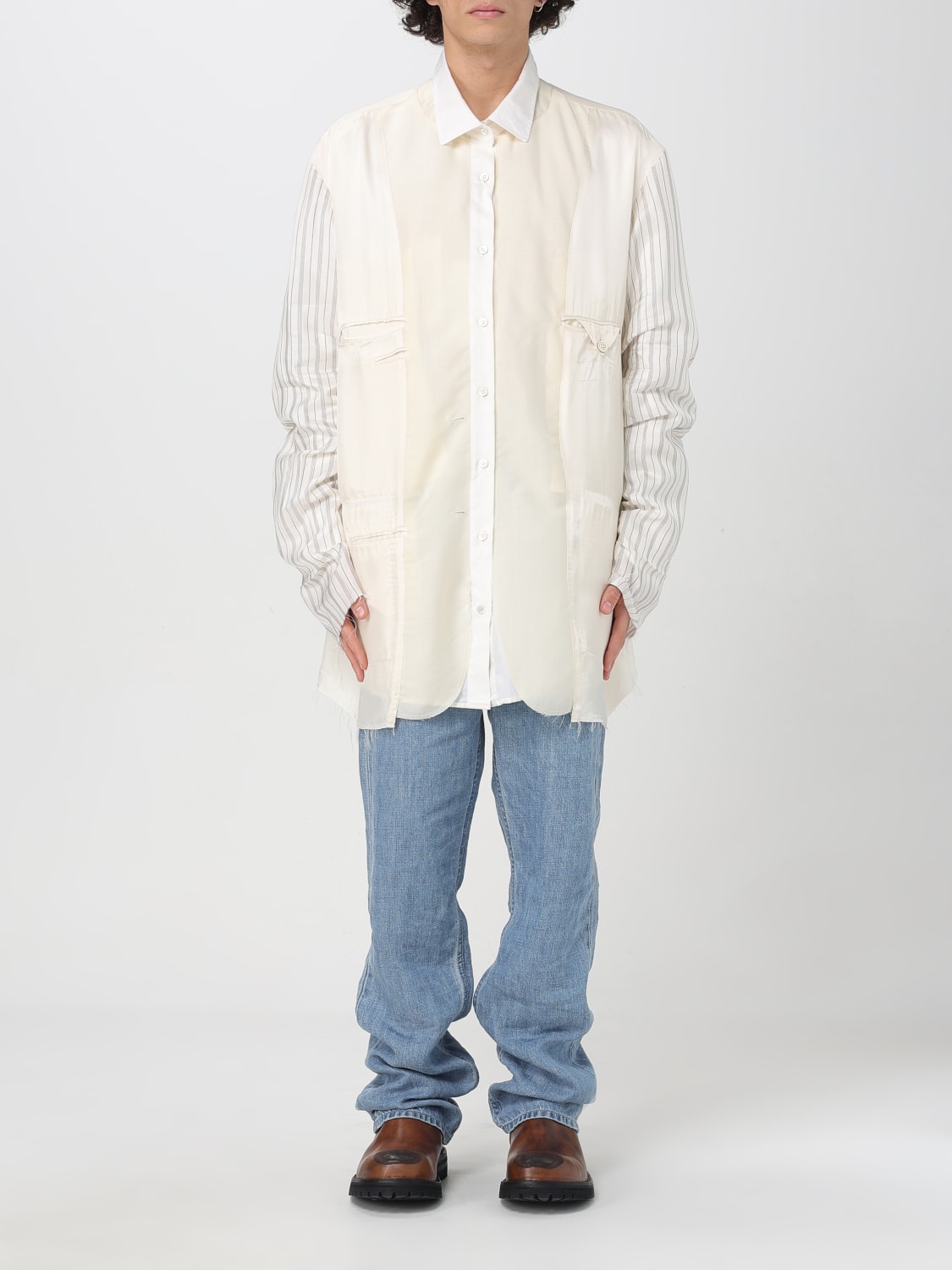 MAISON MARGIELA JACKET: Jacket men Maison Margiela, Beige - Img 1