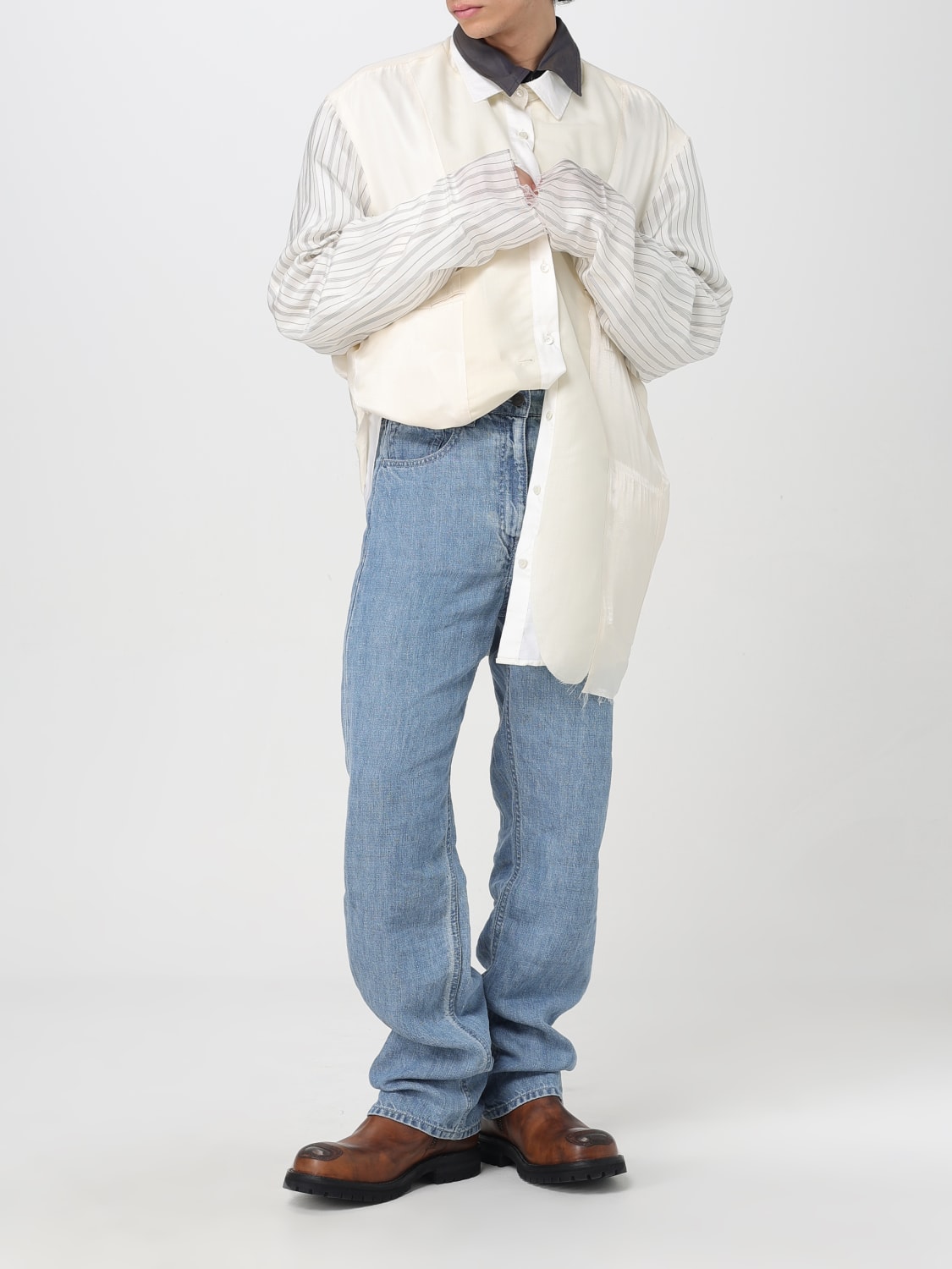 MAISON MARGIELA JACKET: Jacket men Maison Margiela, Beige - Img 2