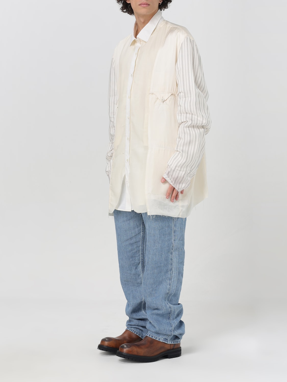 MAISON MARGIELA JACKET: Jacket men Maison Margiela, Beige - Img 4