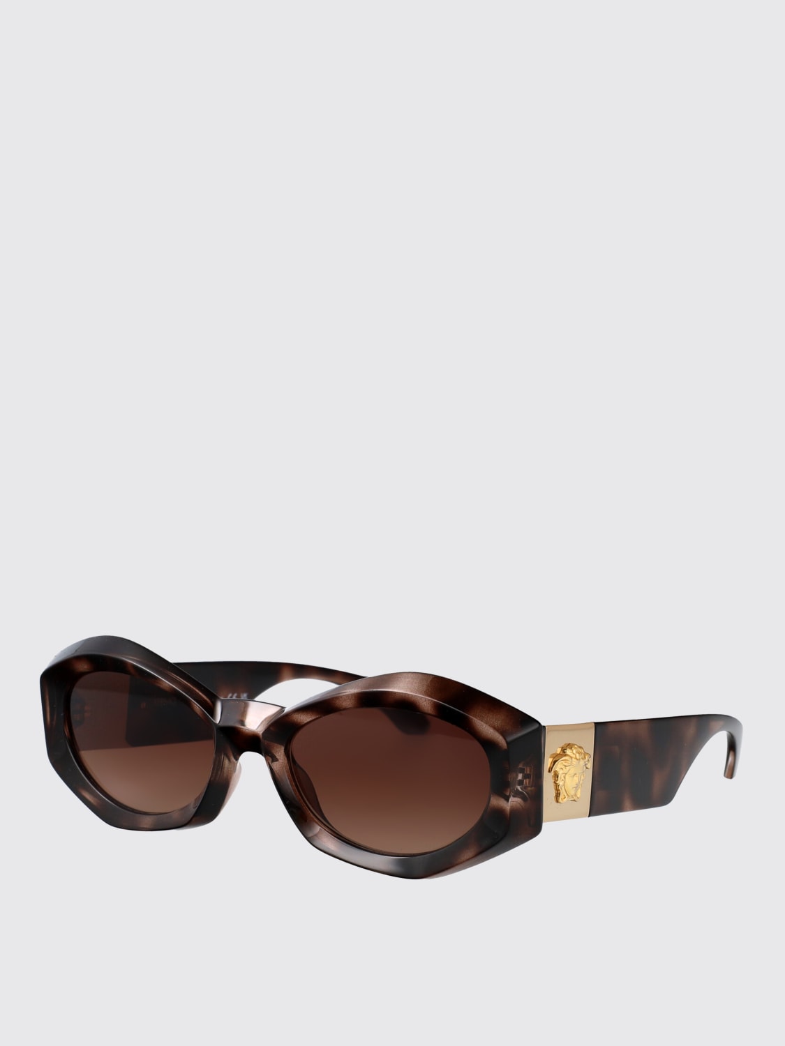 VERSACE OCCHIALI DA SOLE: Occhiali da sole 0VE4466U Versace in acetato , Marrone - Img 1