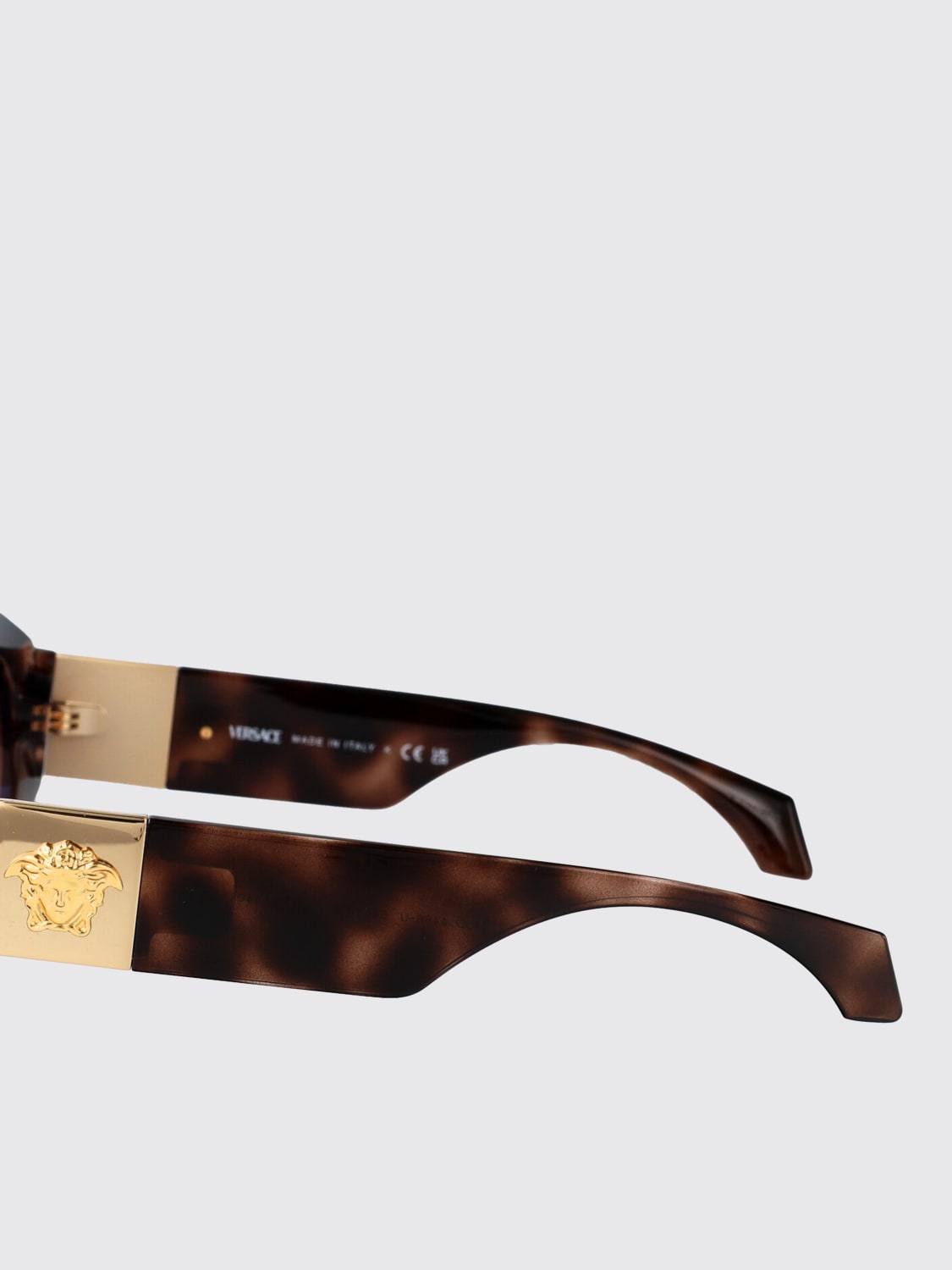 VERSACE OCCHIALI DA SOLE: Occhiali da sole 0VE4466U Versace in acetato , Marrone - Img 4
