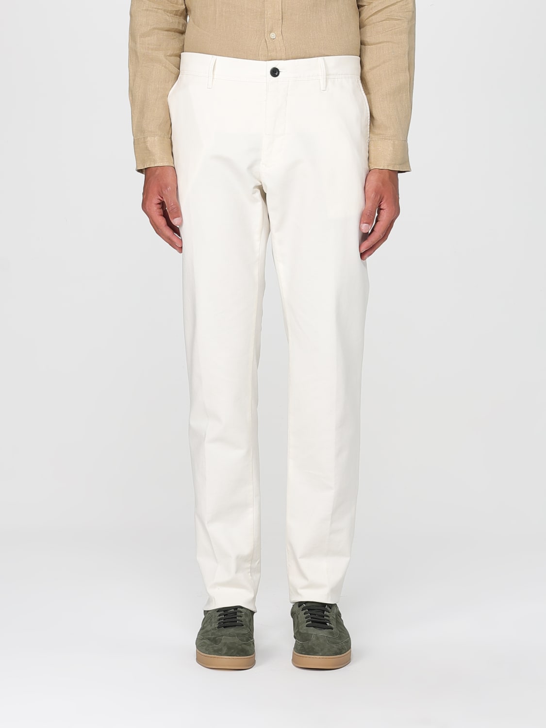 INCOTEX PANTALONE: Pantalone chino Incotex in cotone , Avorio - Img 1
