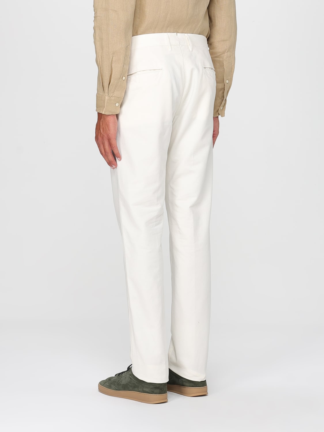 INCOTEX PANTALONE: Pantalone chino Incotex in cotone , Avorio - Img 2
