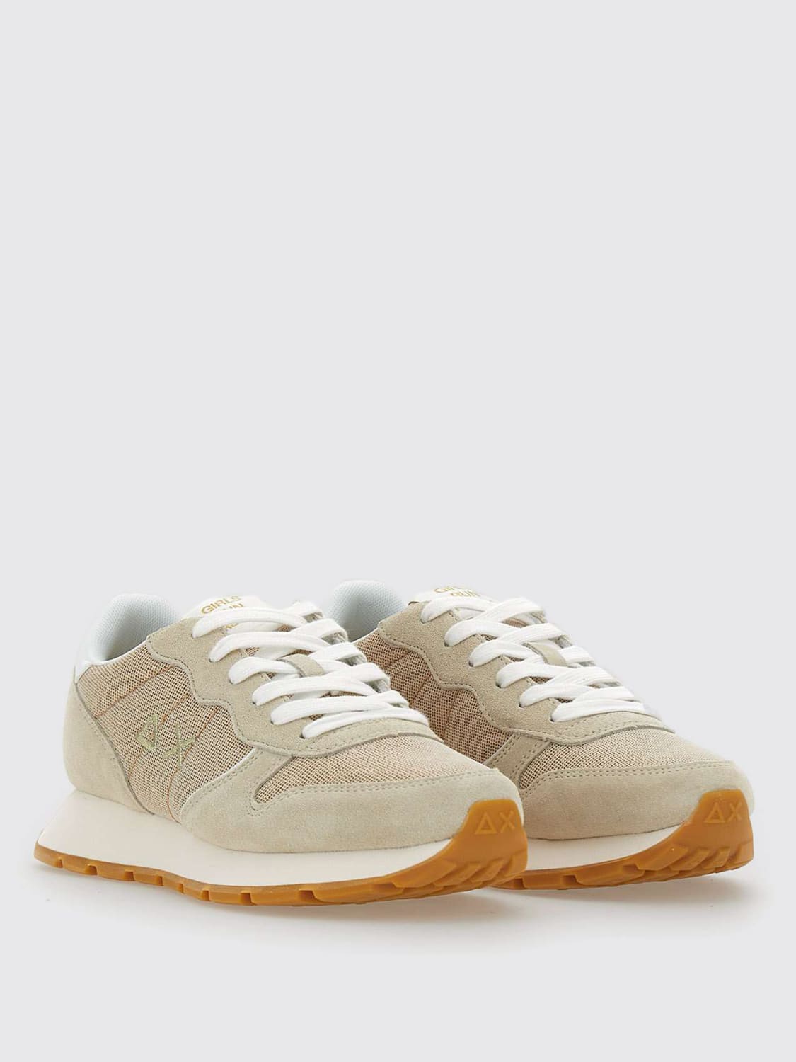スニーカー SUN68 Woman Sneakers White BZ35203 01 SUN68: Sneakers woman - Brown | SUN68 sneakers BZ35203