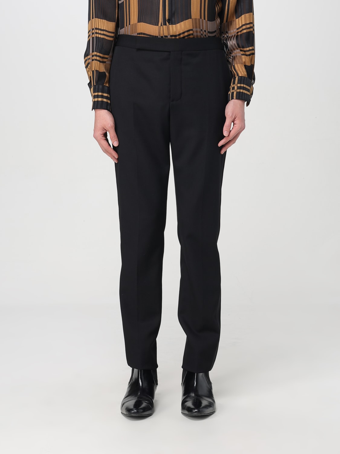 SAINT LAURENT PANTS: Pants men Saint Laurent, Black - Img 1
