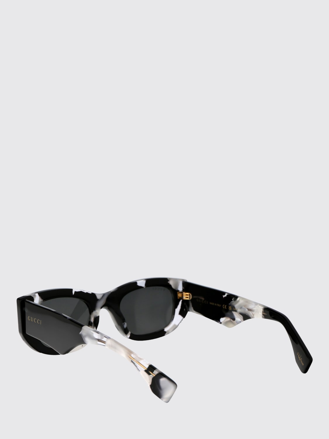 GUCCI OCCHIALI DA SOLE: Occhiali da sole GG1627S Gucci in acetato , Silver - Img 3