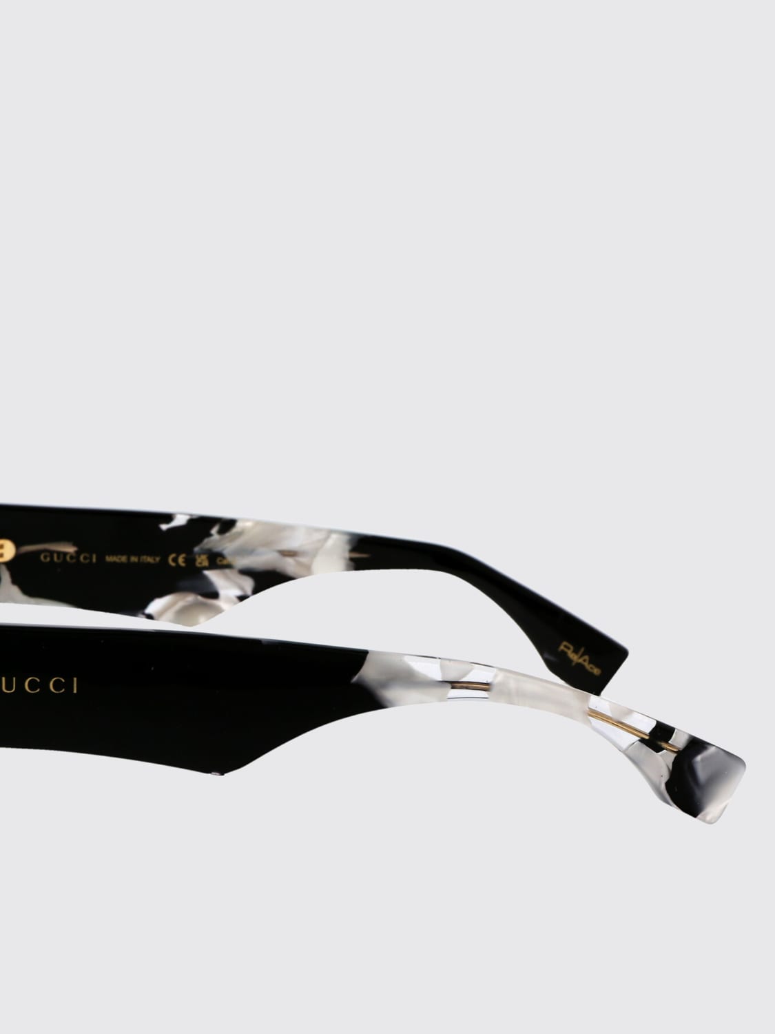 GUCCI OCCHIALI DA SOLE: Occhiali da sole GG1627S Gucci in acetato , Silver - Img 4