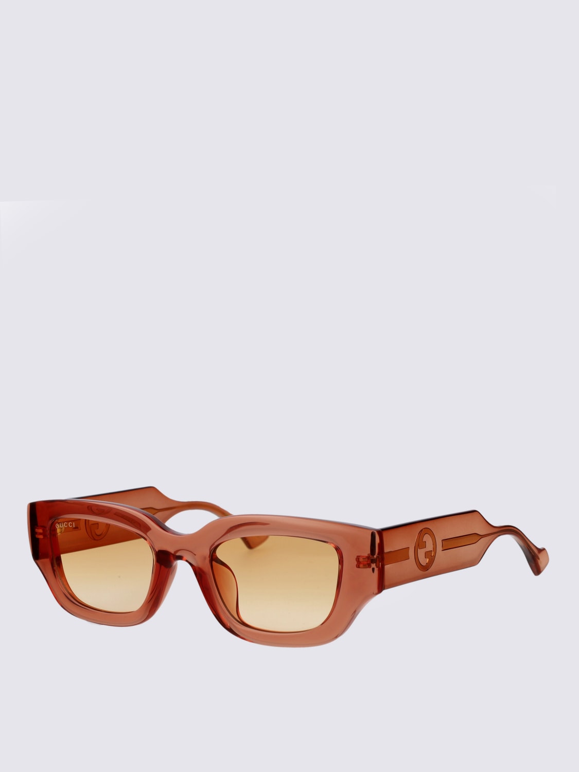 GUCCI SUNGLASSES: Sunglasses woman Gucci, Brown - Img 1
