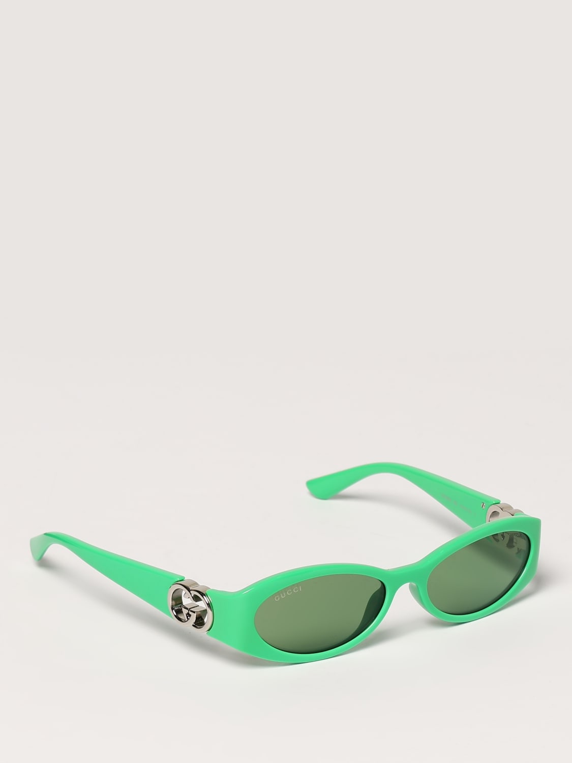GUCCI SUNGLASSES: Sunglasses woman Gucci, Green - Img 1