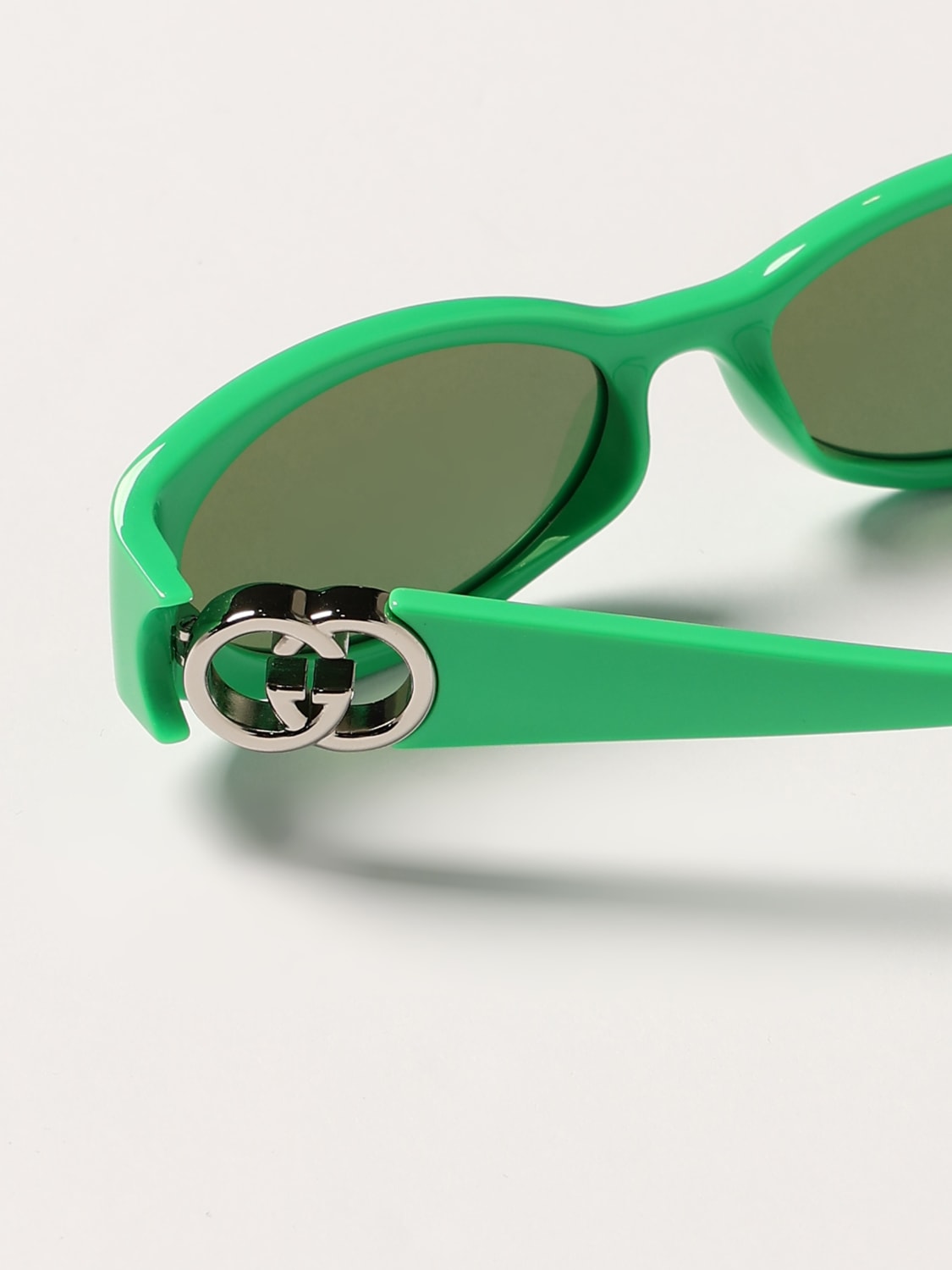 GUCCI SUNGLASSES: Sunglasses woman Gucci, Green - Img 5