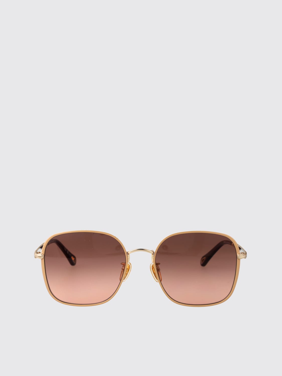 サングラス CHLOE Woman Sunglasses Rose Gold CH0255SK 004 CHLOÉ: Sunglasses woman - Rose Gold | Chloé sunglasses