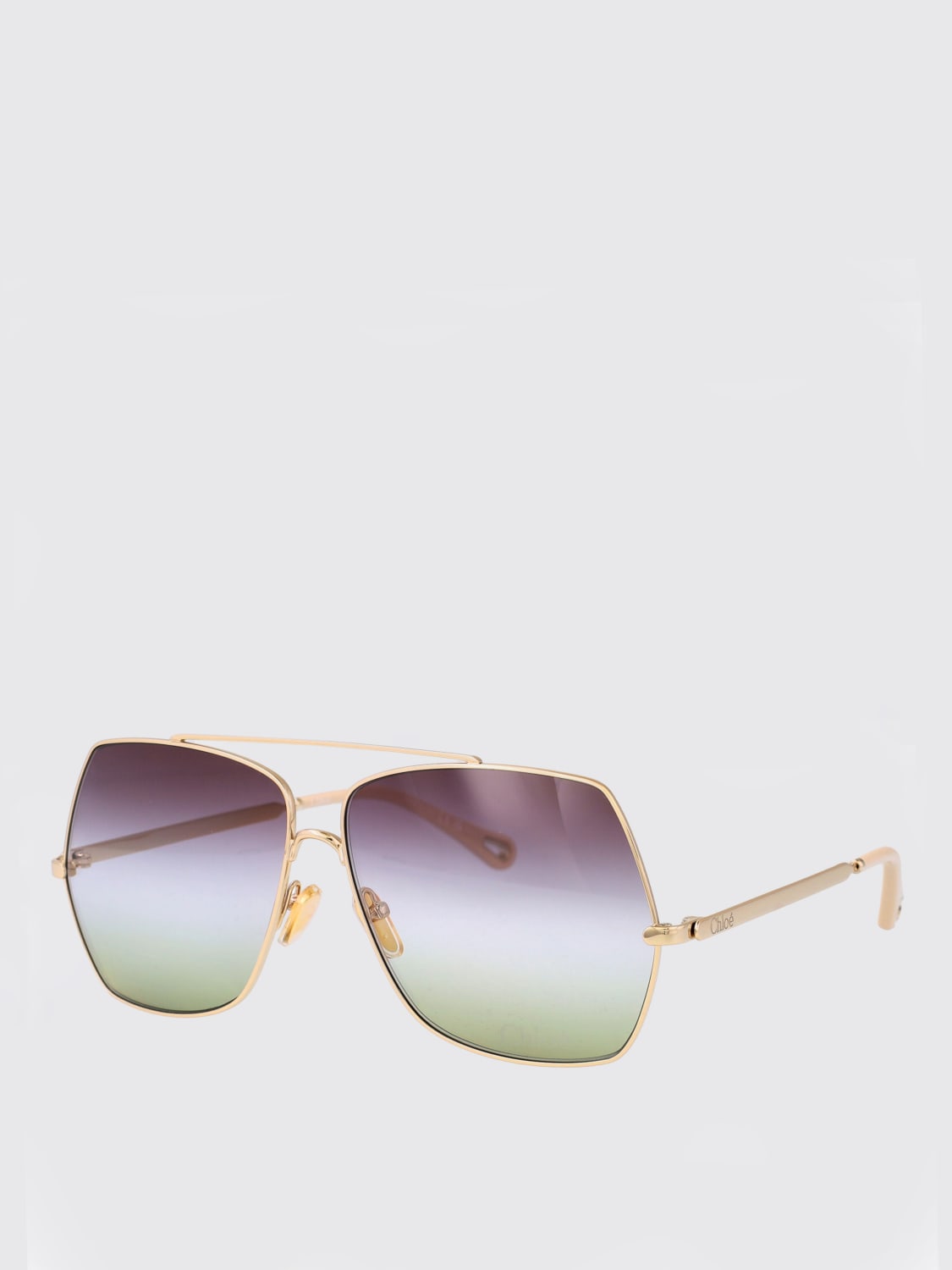 CHLOÉ SUNGLASSES: Sunglasses woman ChloÉ, Green - Img 1