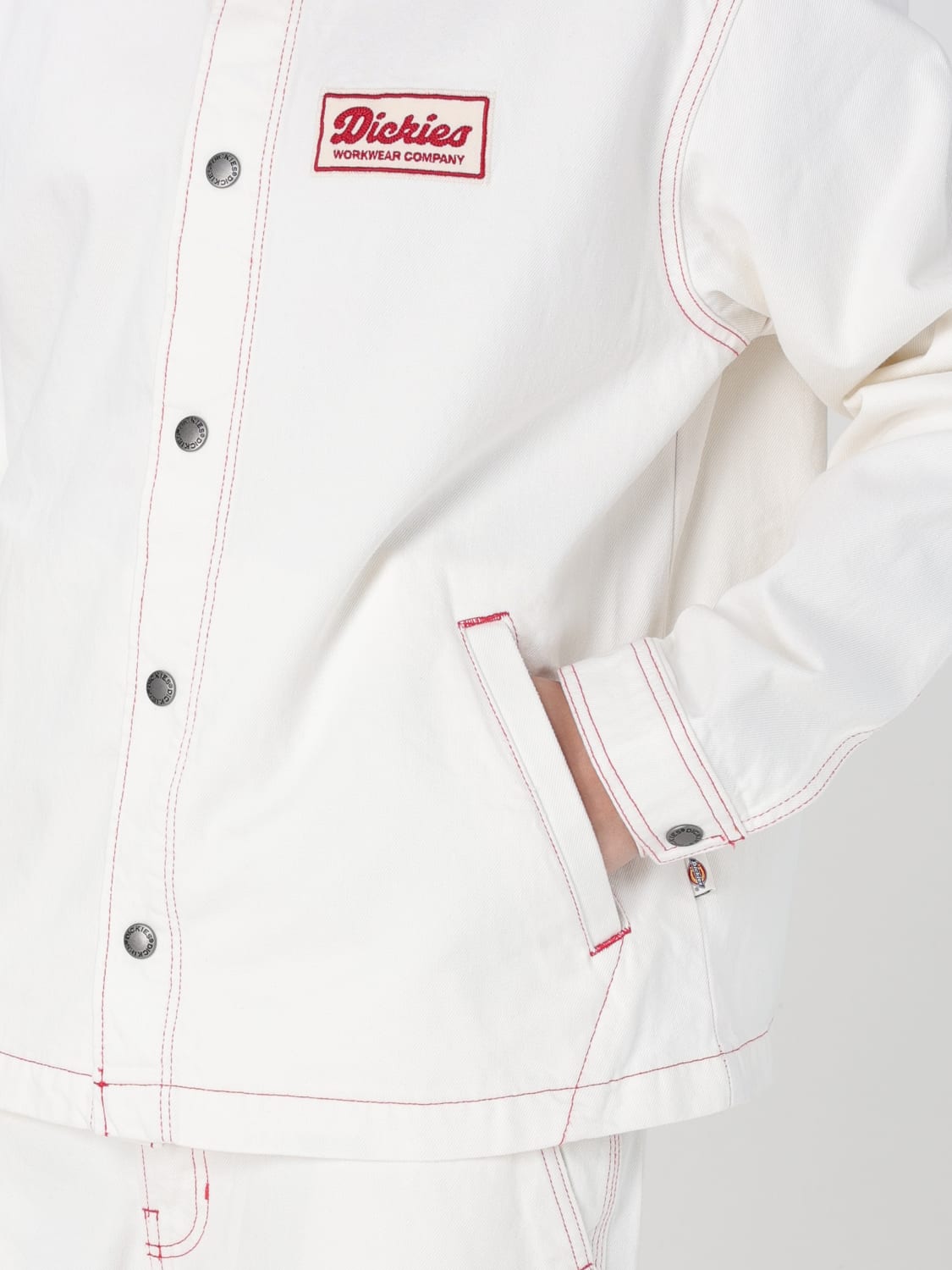 DICKIES JACKET: Dickies denim jacket, White - Img 4