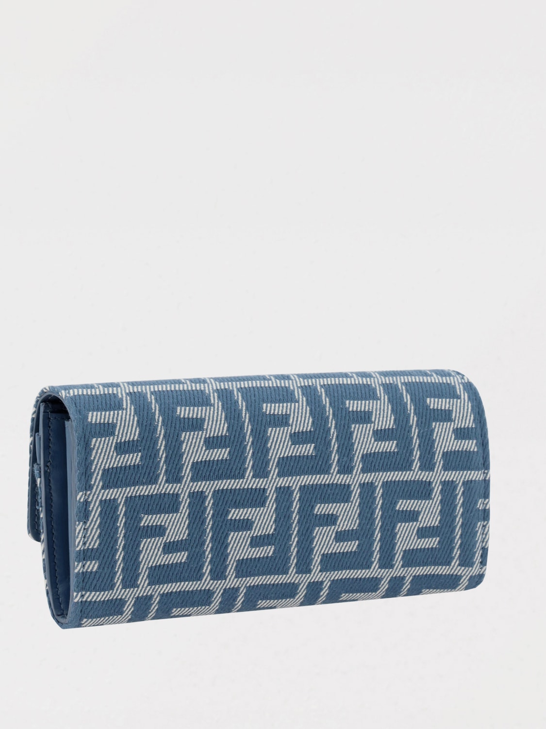 FENDI: Wallet woman - Blue | Fendi wallet 8M0365AUNJ online