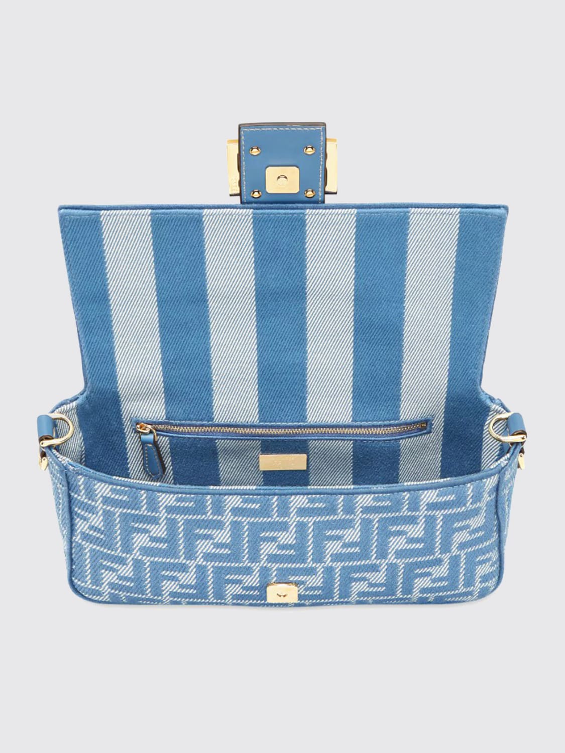 ショルダーバッグ・ポシェット FENDI Woman Shoulder bag Blue 8BR600 AUSZ F04QL FENDI: Shoulder bag woman - Blue | Fendi shoulder bag 8BR600