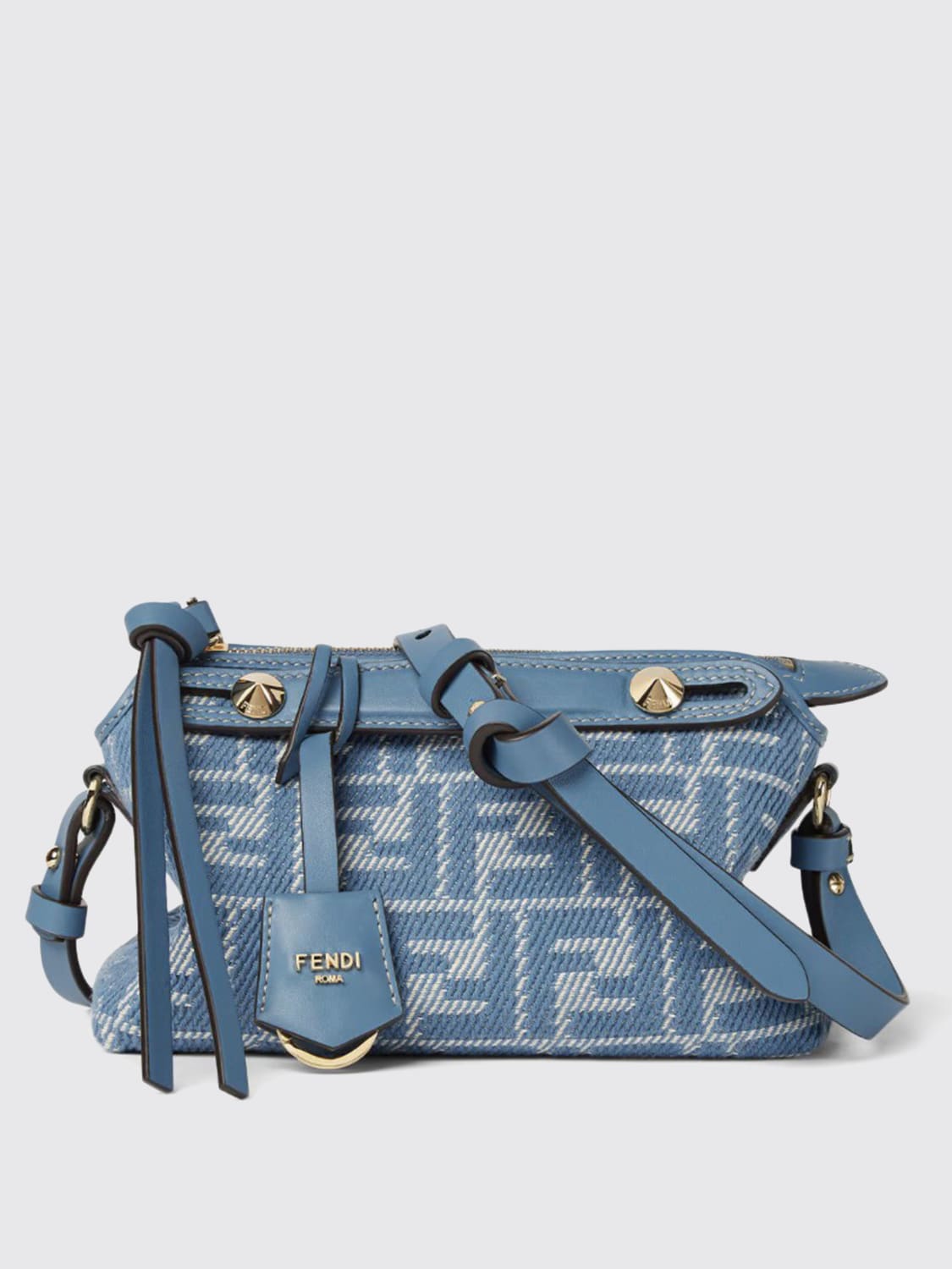FENDI: Shoulder bag woman - Blue | Fendi crossbody bag