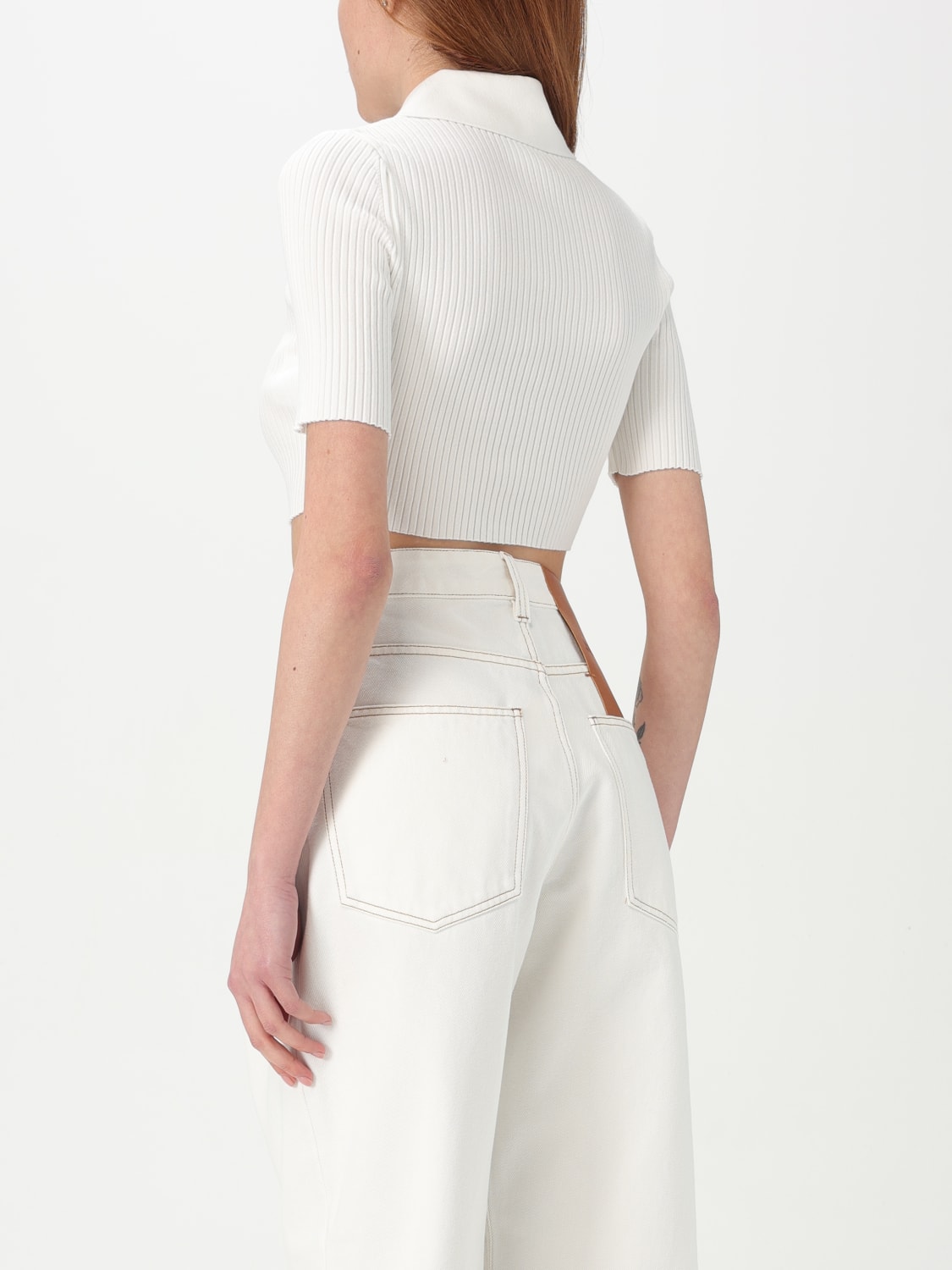 COURRÈGES POLO: Polo femme CourrÈges, Blanc - Img 2