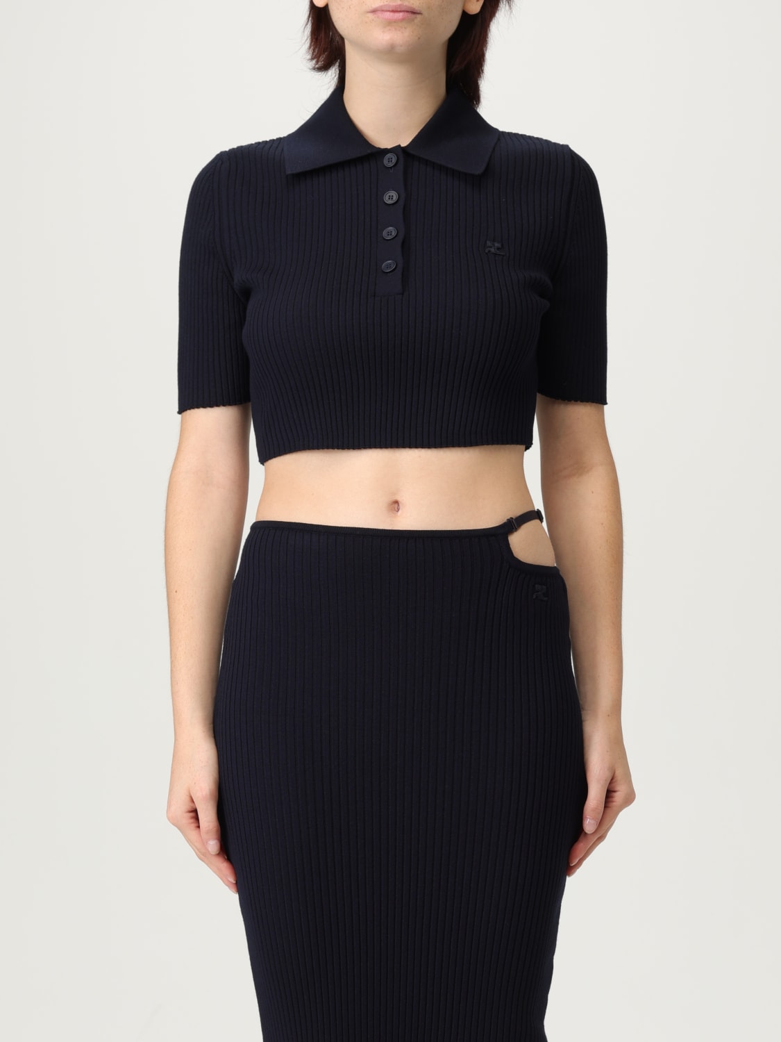 COURRÈGES POLO: Polo mujer CourrÈges, Azul Oscuro - Img 1