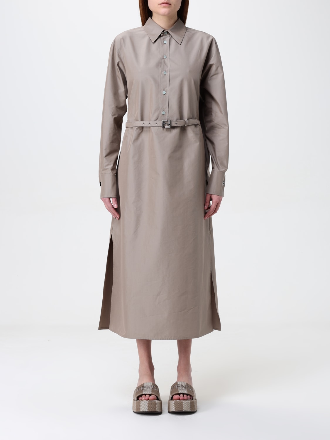 FENDI VESTIDO: Vestido mujer Fendi, Beige - Img 1