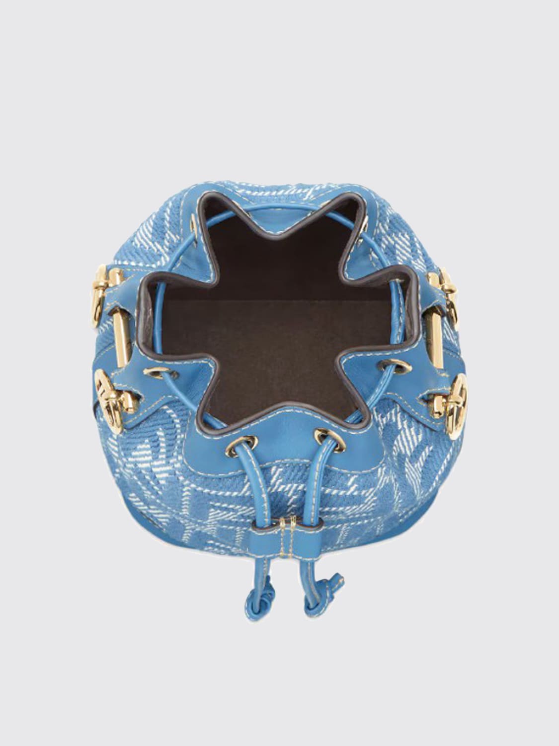 ショルダーバッグ・ポシェット FENDI Woman Crossbody bags Blue 8BS093 AUT4 F1SXQ FENDI: Shoulder bag woman - Gnawed Blue | Fendi mini bag