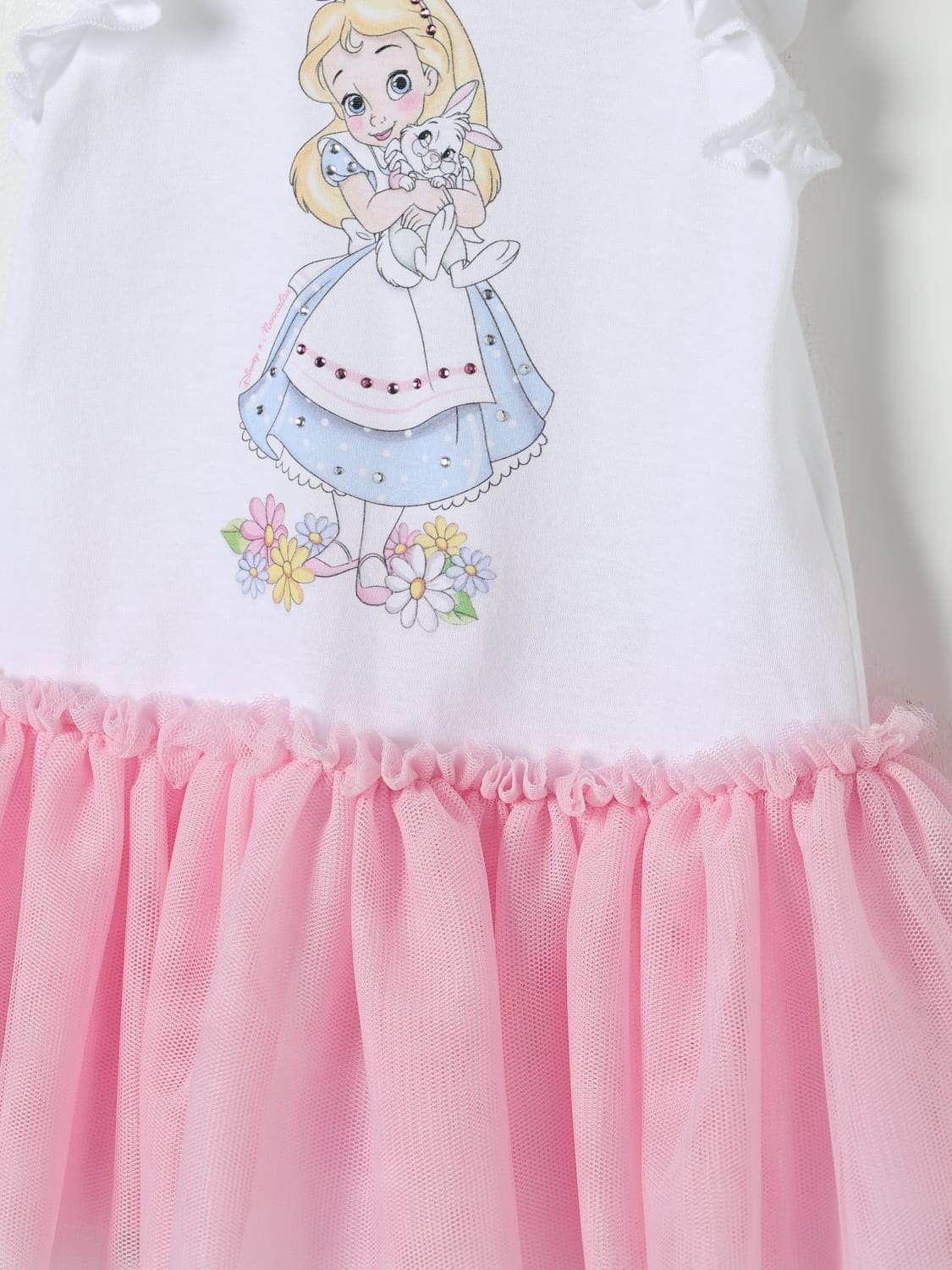 MONNALISA ROMPER: Romper kids Monnalisa, White - Img 3