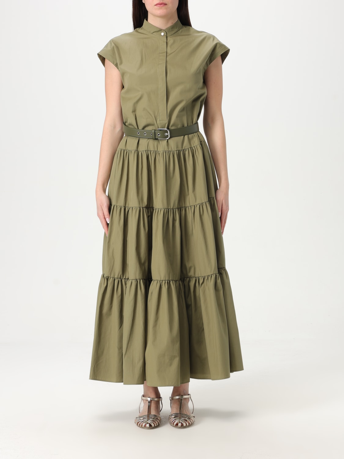 ワンピース MAX MARA Woman Dress Green 2516221102600 056 MAX MARA STUDIO: Dress woman Max Mara - Green | Max Mara