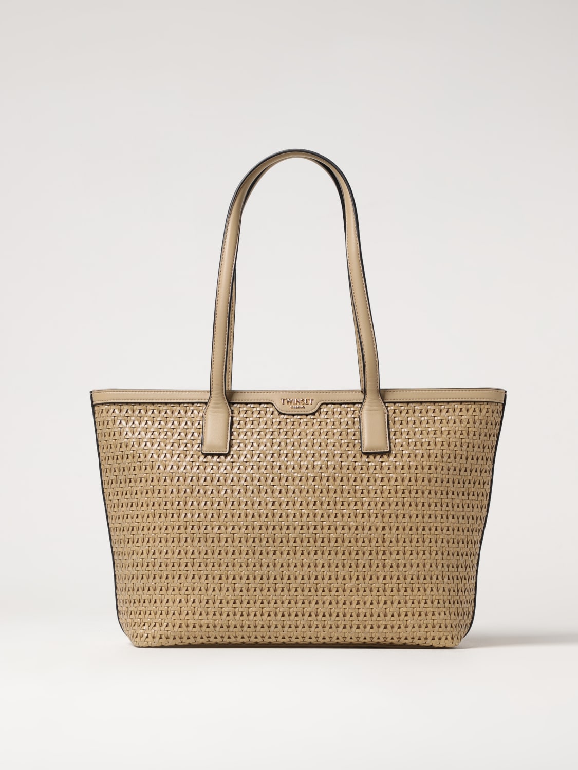 TWINSET SAC CABAS: Sac porté main femme Twinset, Chair - Img 1