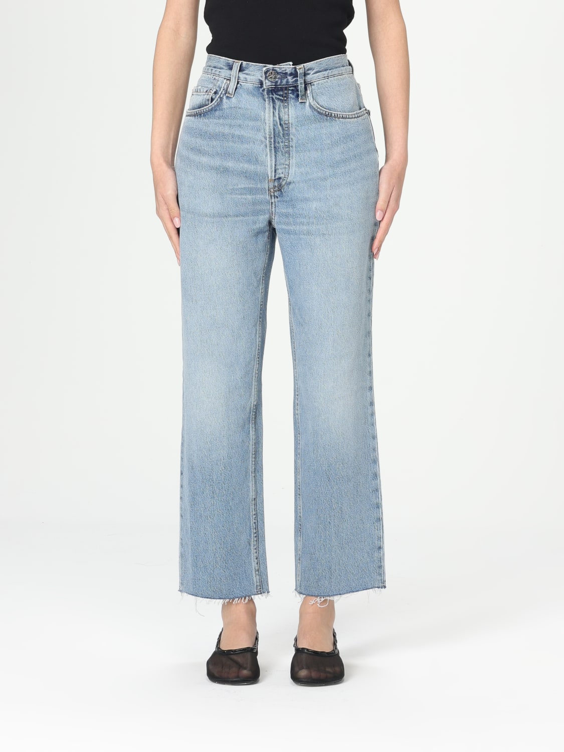 デニム・ジーパン TOTEME Woman Jeans Gnawed Blue 231240741 485 楽天市場】Toteme トーテム ジーンズ TWISTED SEAM FL 231 240