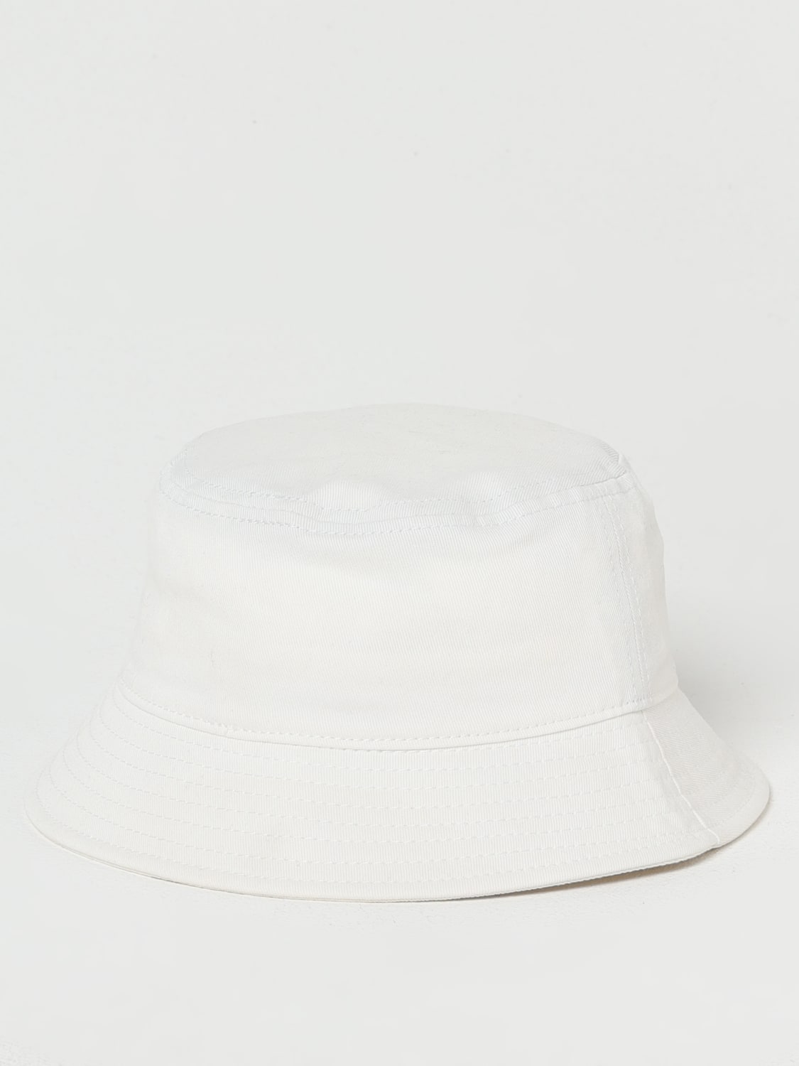 PALM ANGELS HAT: Palm Angels cotton hat with embroidered logo, Butter - Img 2
