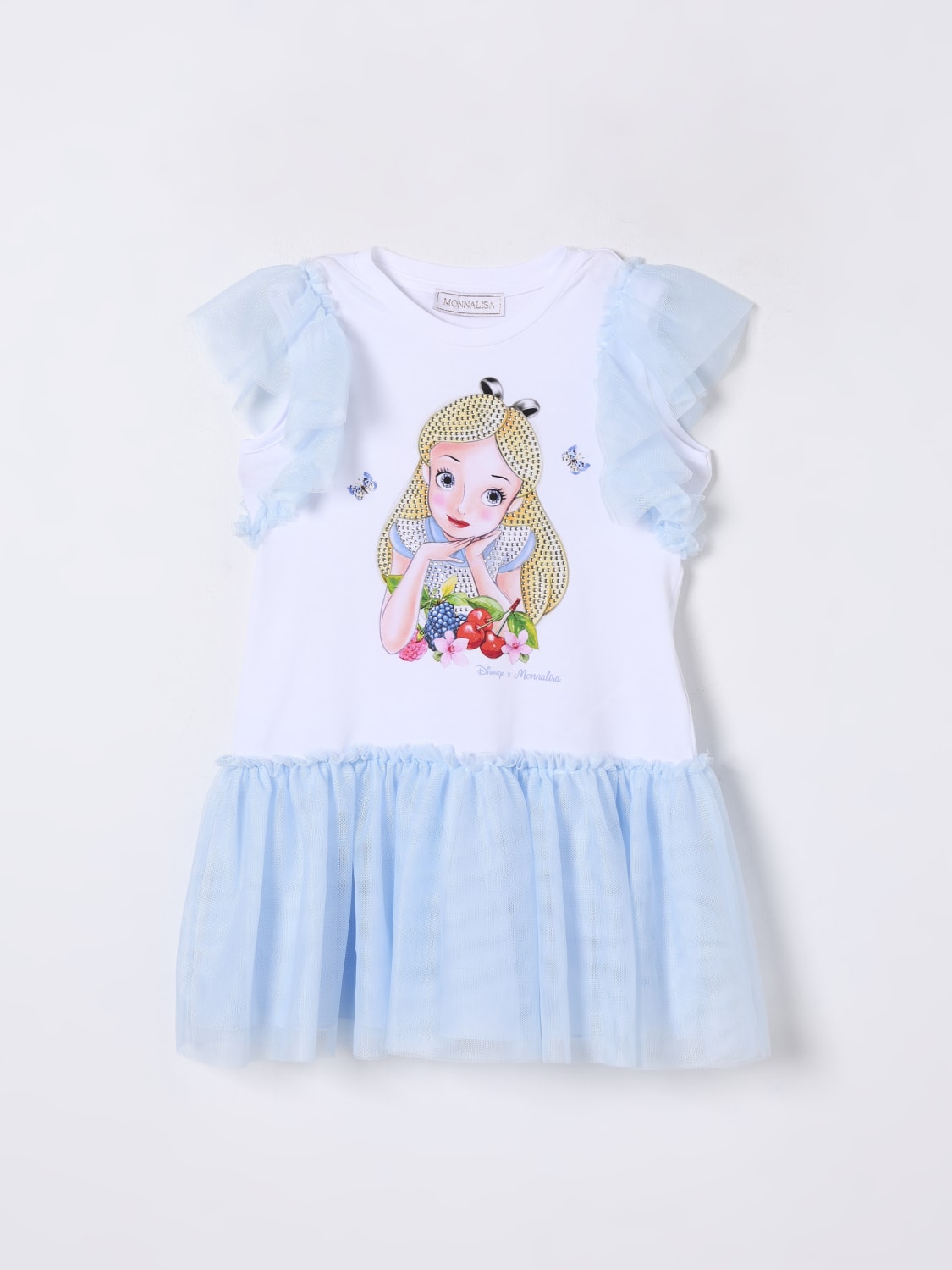 MONNALISA DRESS: Dress kids Monnalisa, White - Img 1