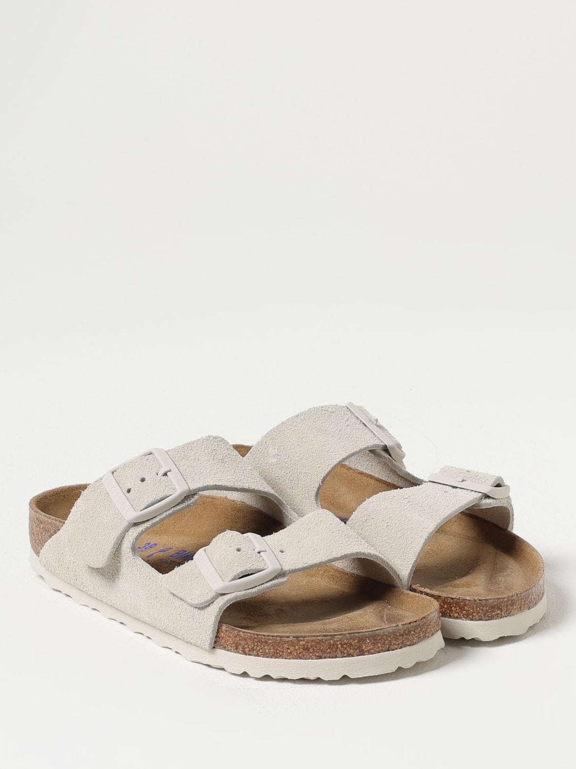 BIRKENSTOCK 高跟凉鞋: 平跟凉鞋 女士 Birkenstock, 白色 - Img 2