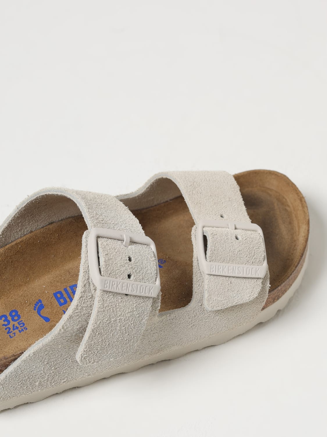 BIRKENSTOCK 高跟凉鞋: 平跟凉鞋 女士 Birkenstock, 白色 - Img 4