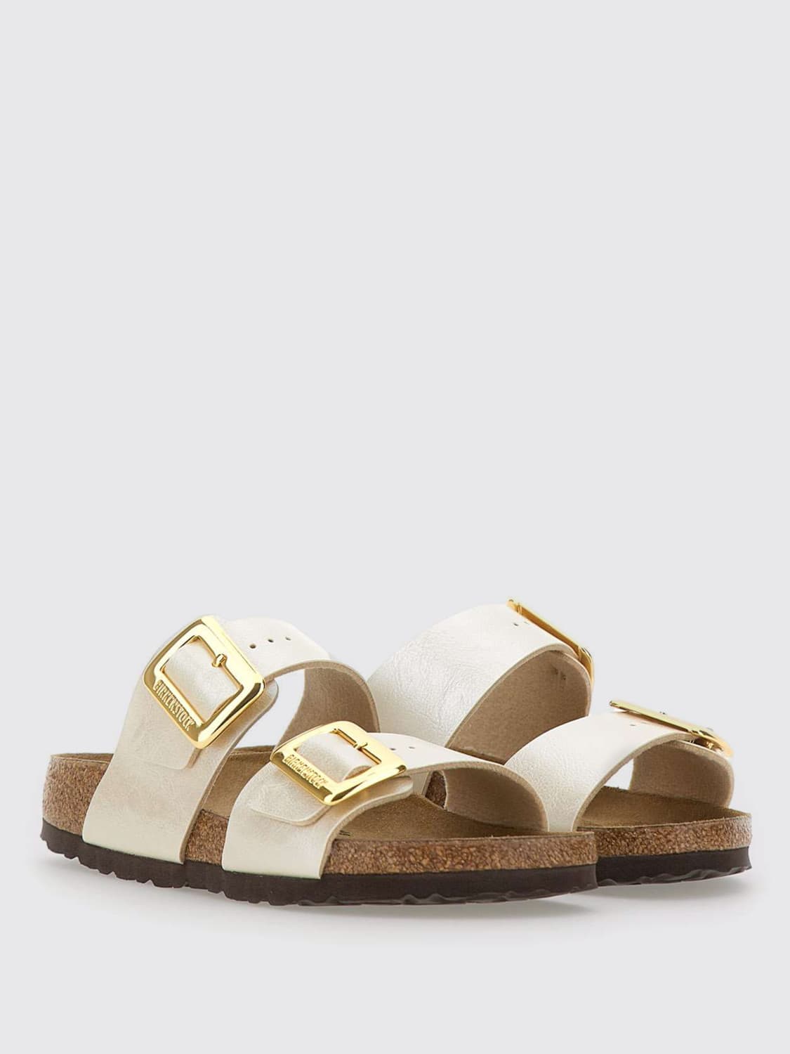BIRKENSTOCK HEELED SANDAL: Flat sandals woman Birkenstock, Pearl - Img 2