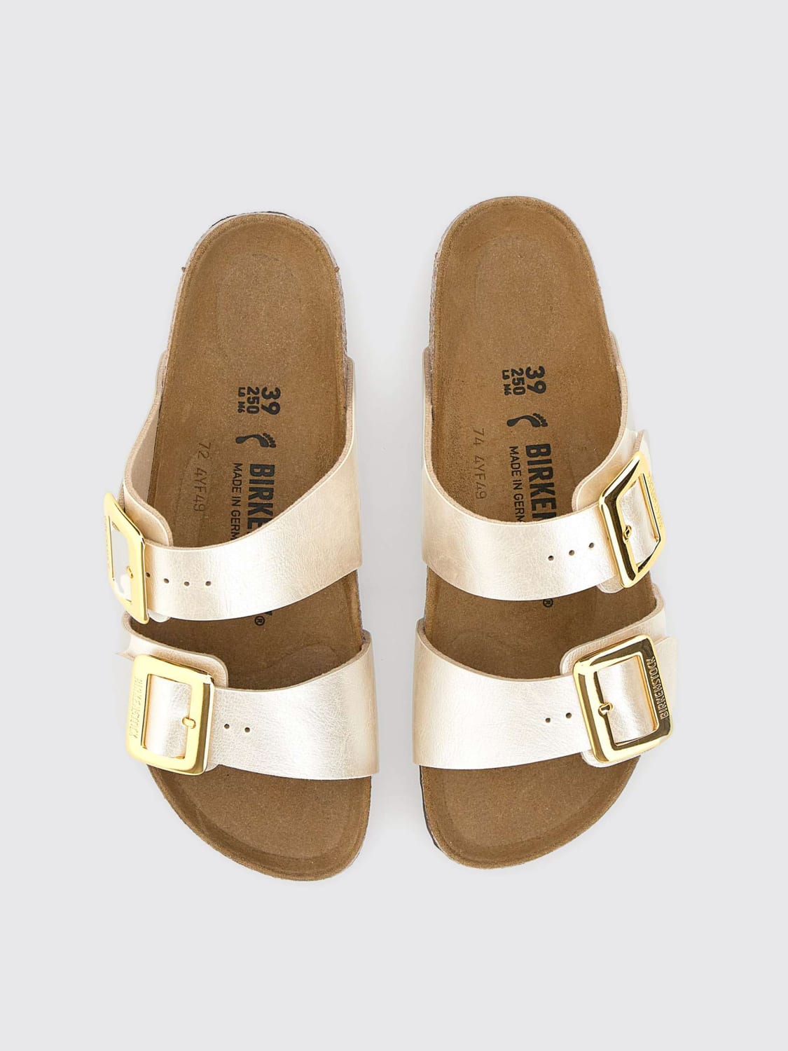 BIRKENSTOCK HEELED SANDAL: Flat sandals woman Birkenstock, Pearl - Img 4