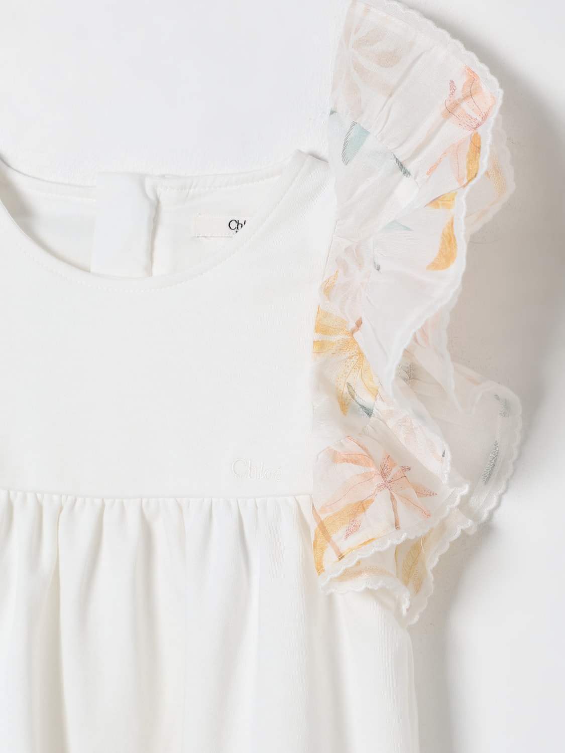 CHLOÉ ROMPER: Romper kids ChloÉ, White - Img 3