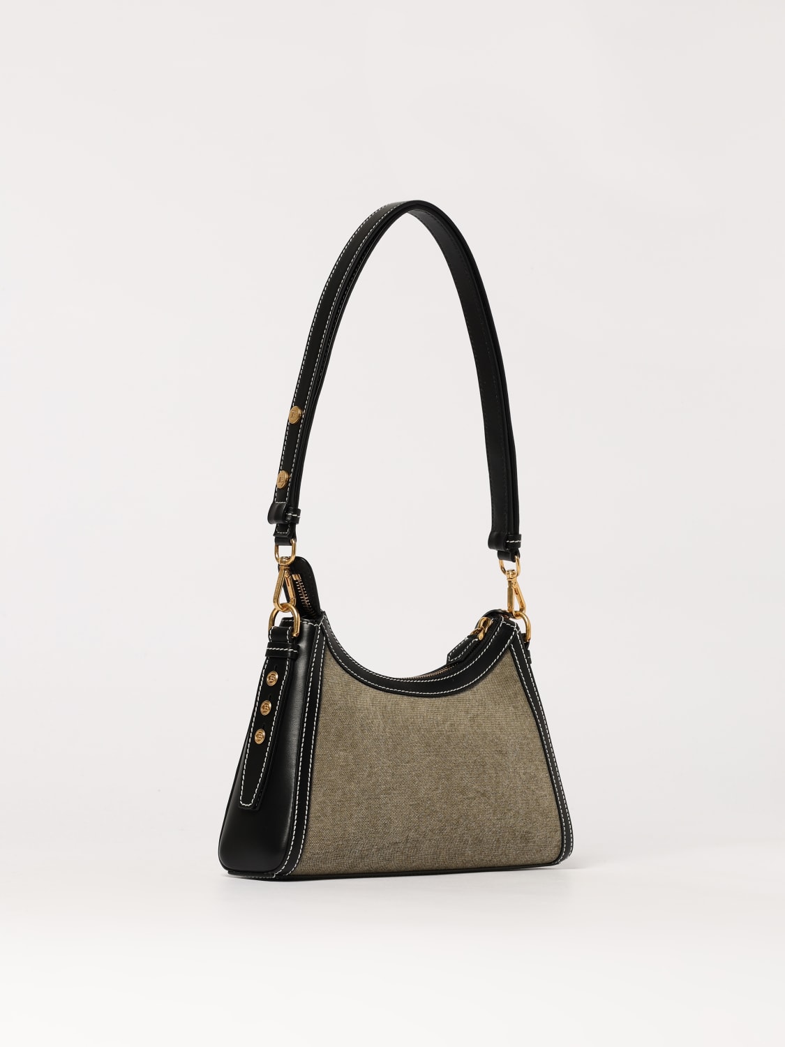 ショルダーバッグ・ポシェット BALMAIN Woman Shoulder bag Kaki EN1BT905TCLB UBK BALMAIN: Shoulder bag woman - Kaki | Balmain shoulder bag