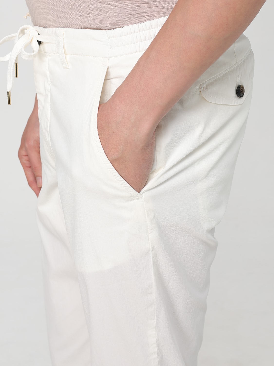 BRIGLIA 1949 PANTS: Pants men Briglia 1949, White - Img 3