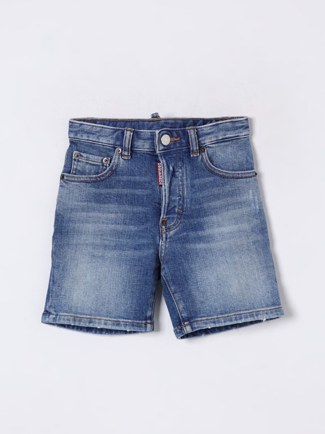 DSQUARED2 PANTALONES CORTOS: Pantalón corto niños Dsquared2, Denim - Img 1