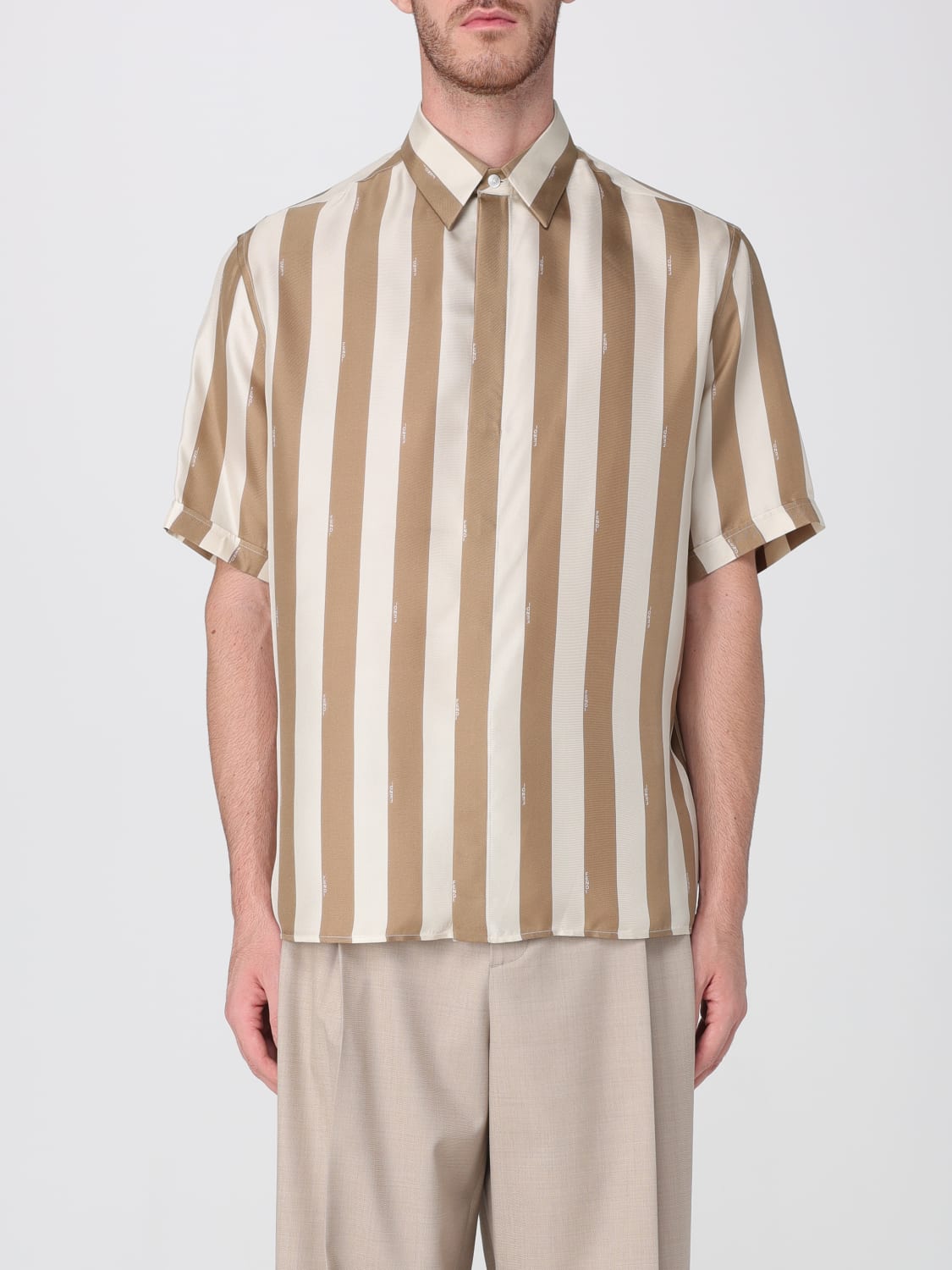 FENDI SHIRT: T-shirt men Fendi, Beige - Img 1