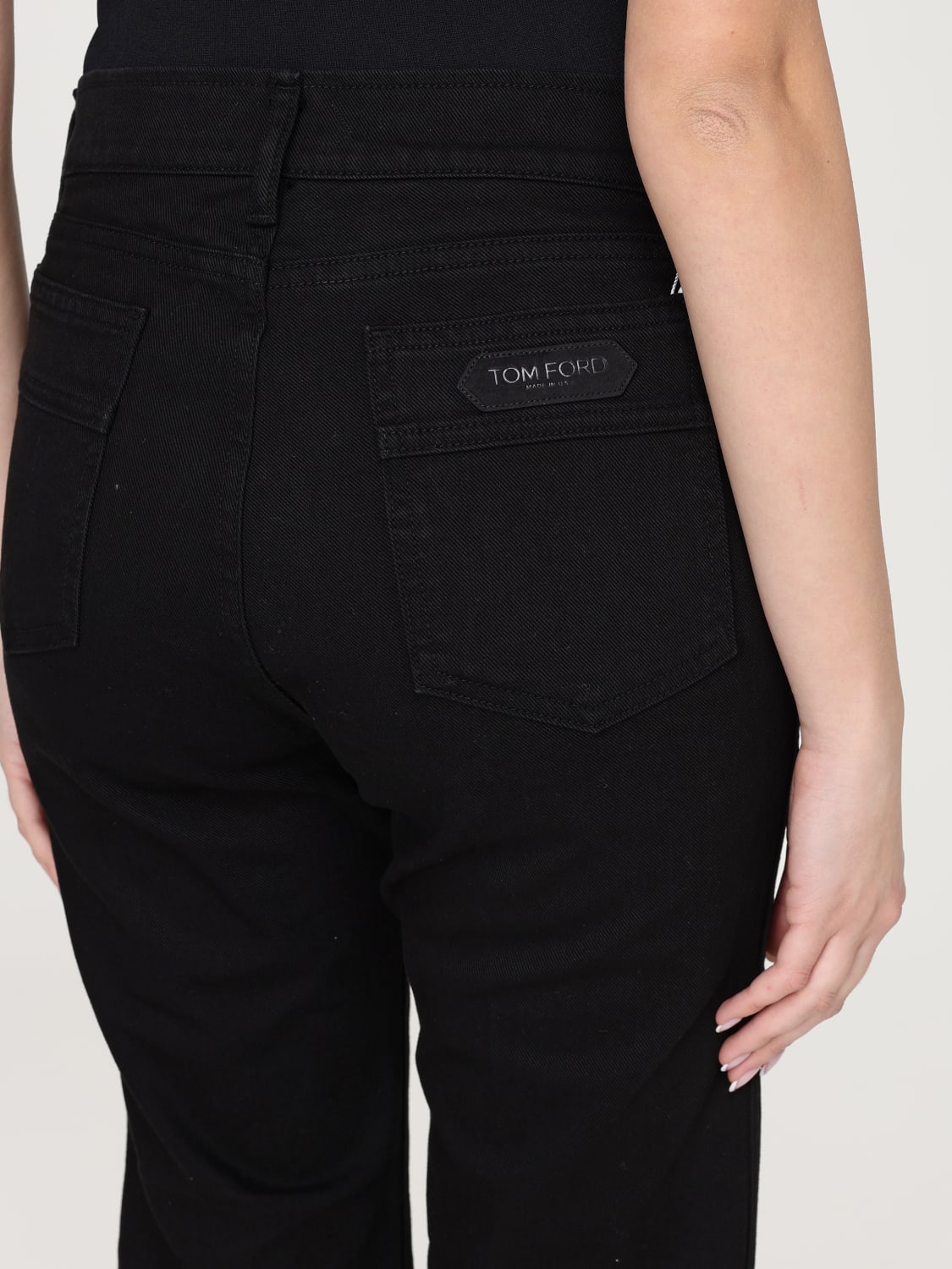 TOM FORD JEANS: Jeans woman Tom Ford, Black - Img 5