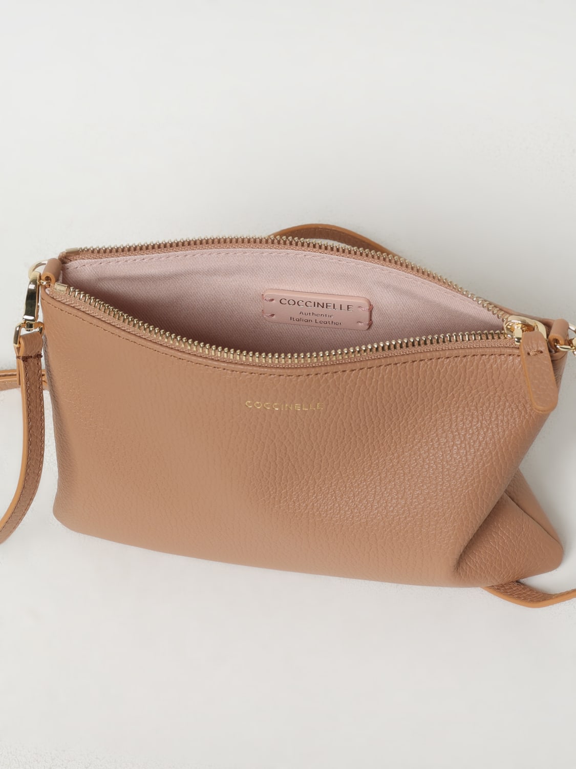 COCCINELLE MINI SAC: Mini sac à main femme Coccinelle, Chair - Img 3