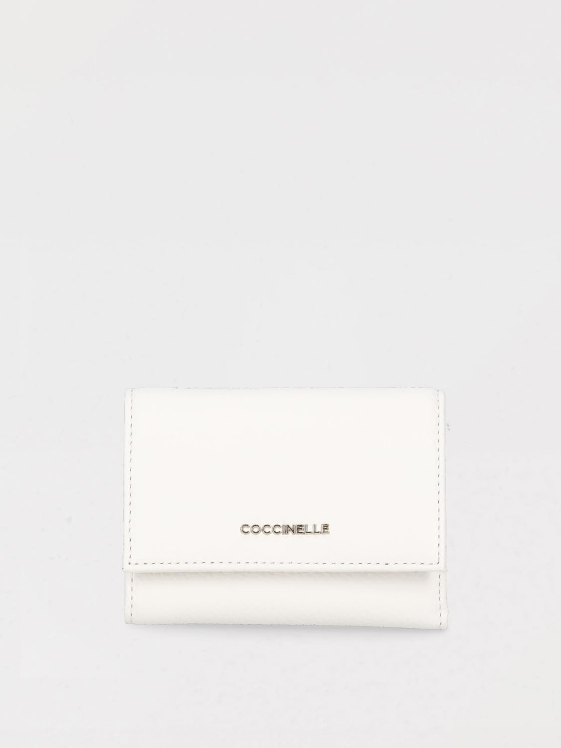 COCCINELLE WALLET: Wallet woman Coccinelle, White - Img 1
