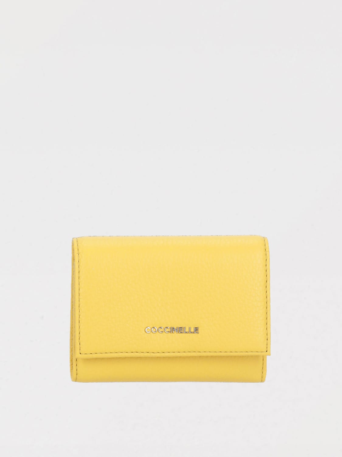 COCCINELLE WALLET: Wallet woman Coccinelle, Yellow - Img 1