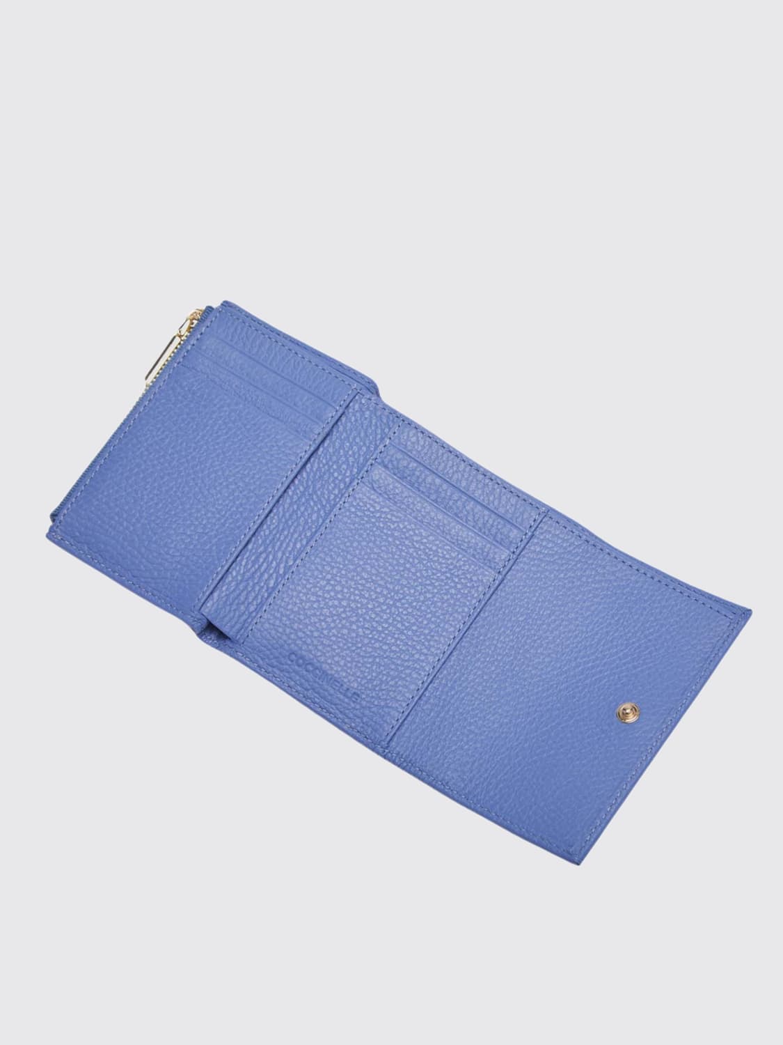 COCCINELLE WALLET: Wallet woman Coccinelle, Gnawed Blue - Img 2