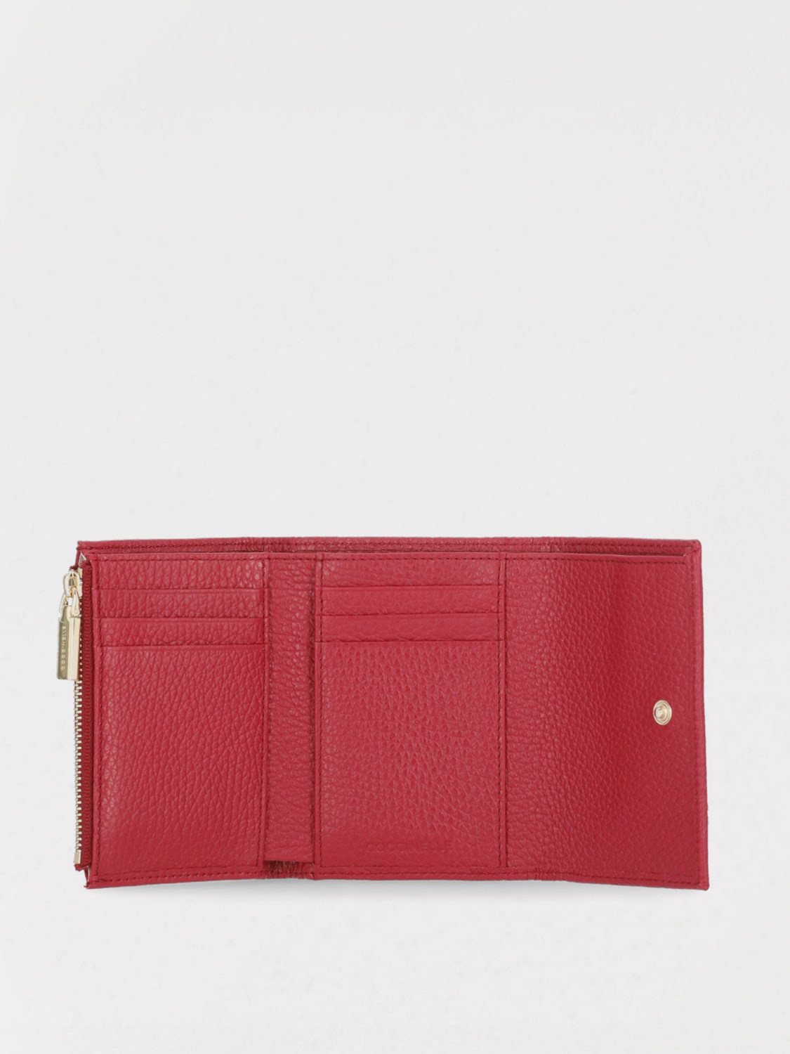 COCCINELLE WALLET: Wallet woman Coccinelle, Burgundy - Img 2