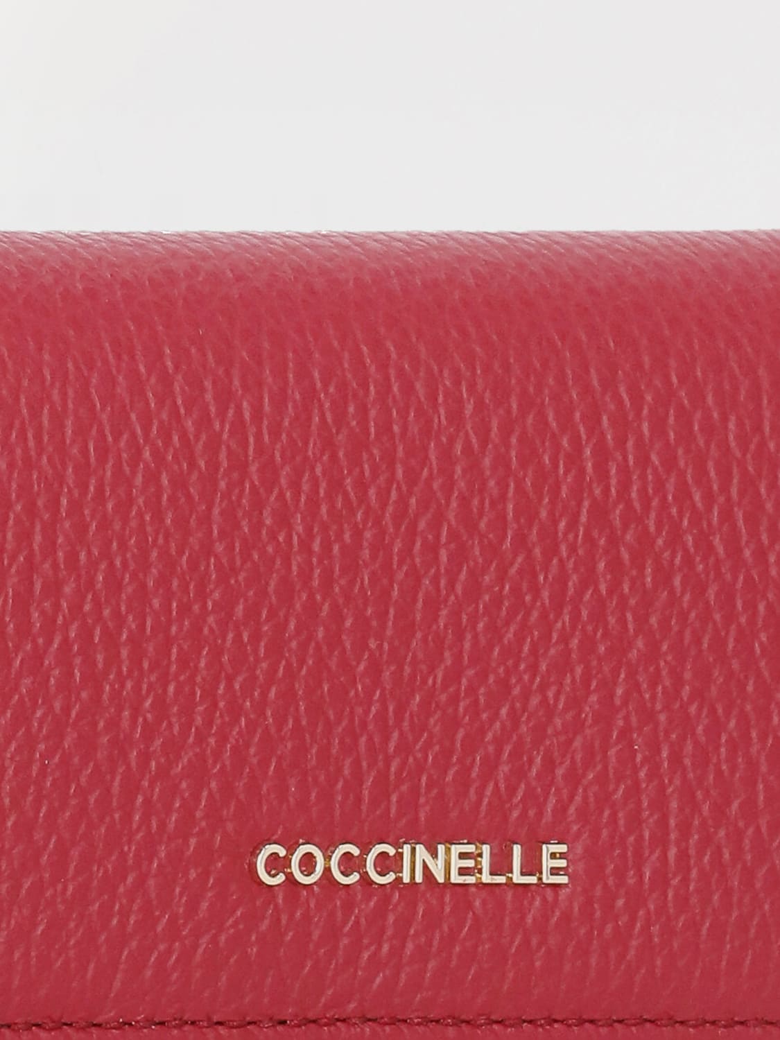 COCCINELLE WALLET: Wallet woman Coccinelle, Burgundy - Img 4