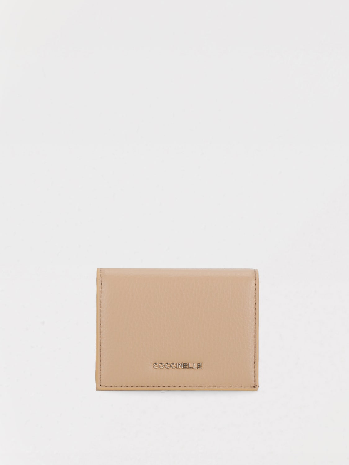 COCCINELLE WALLET: Wallet woman Coccinelle, Beige - Img 1