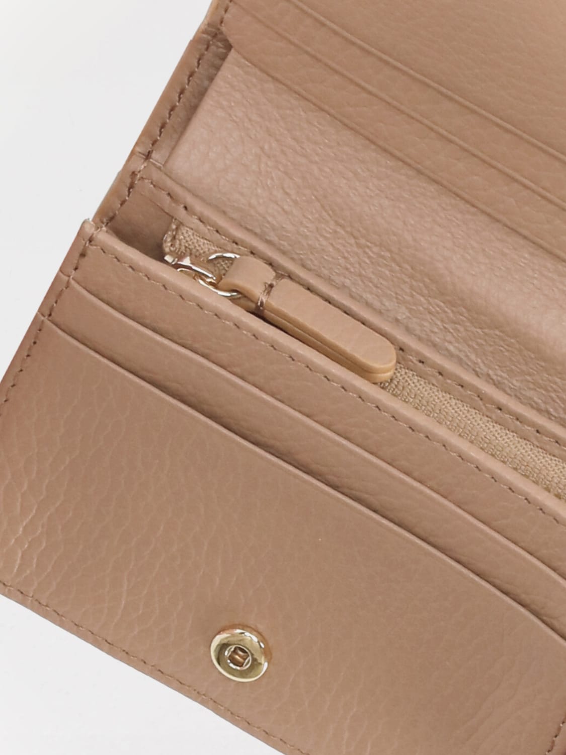 COCCINELLE WALLET: Wallet woman Coccinelle, Beige - Img 4