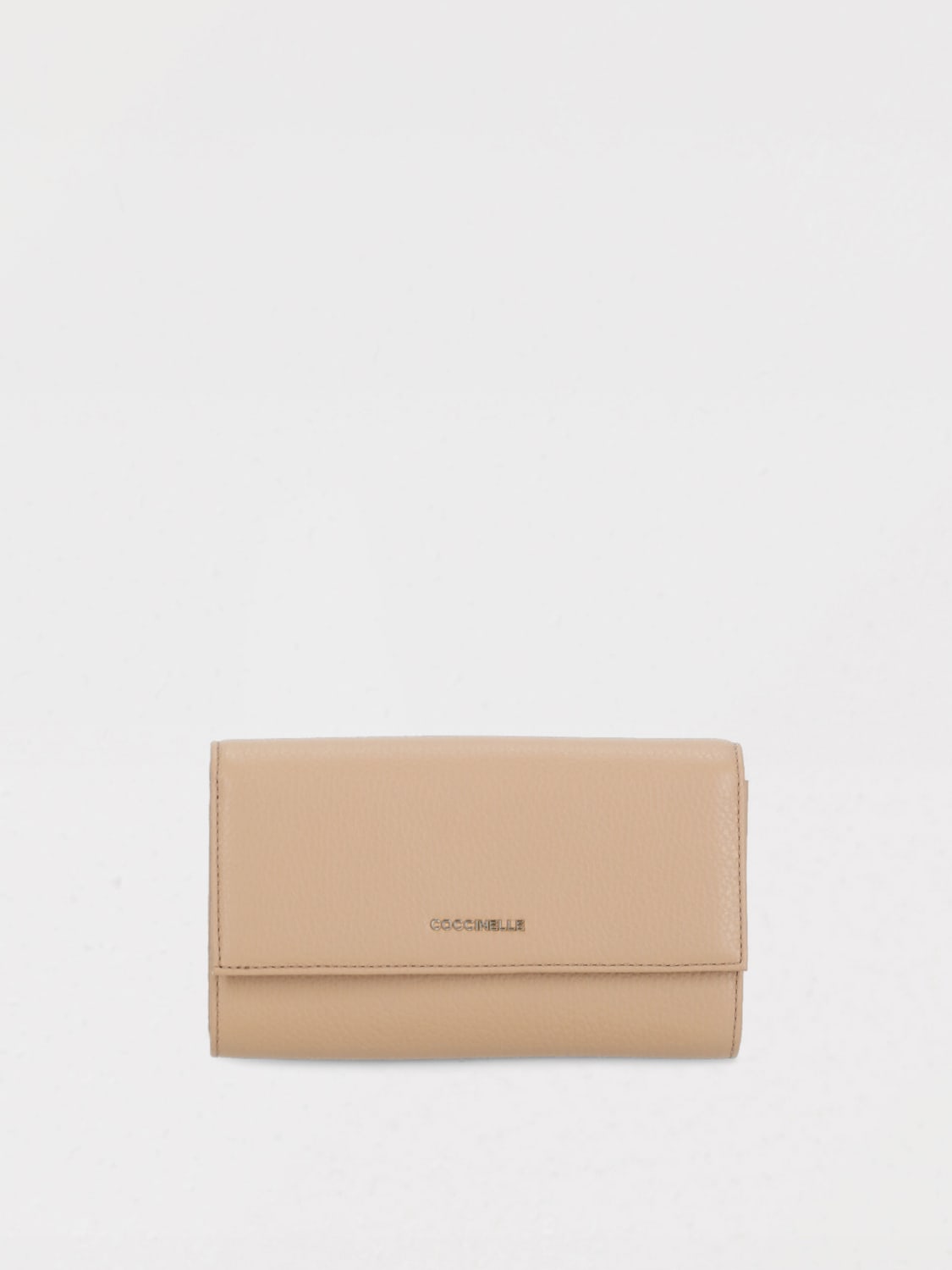 COCCINELLE WALLET: Wallet woman Coccinelle, Beige - Img 1